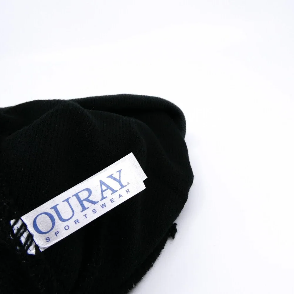 Yellowstone Club Hat YC Mens One Size Winter Beanie Cap Black Knit‎ Ouray Sport